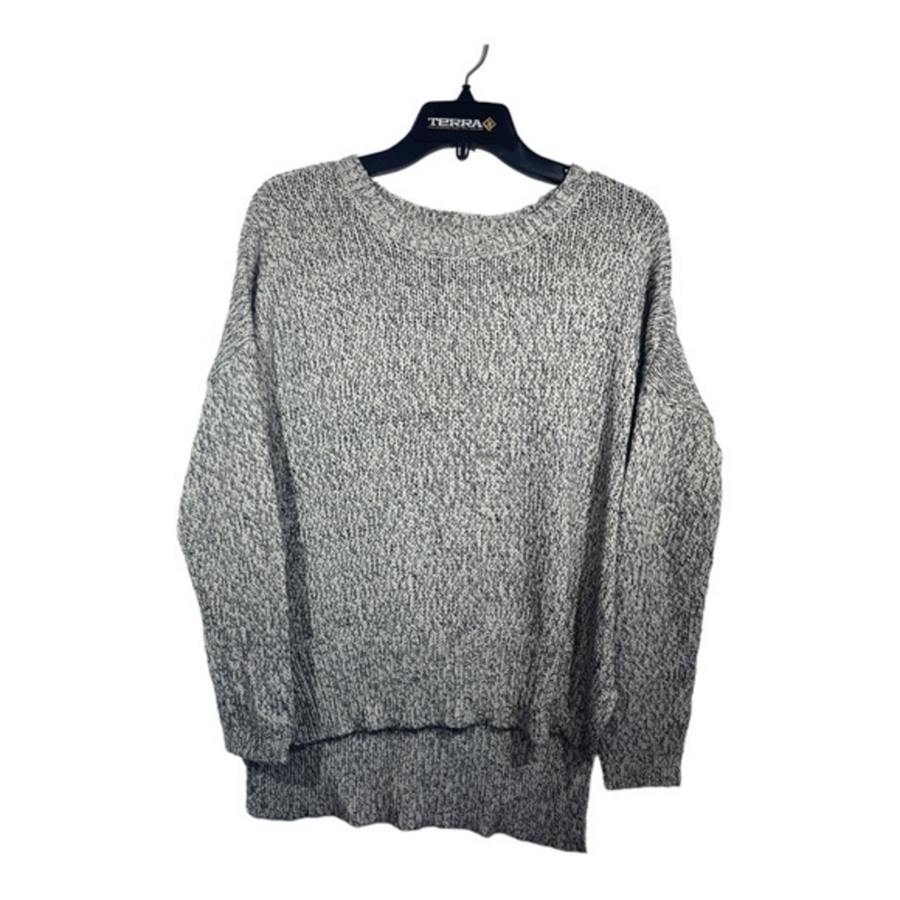 CLOTH by RD Womens Sweater High Low Hem Scoop Neck Heathered Size M